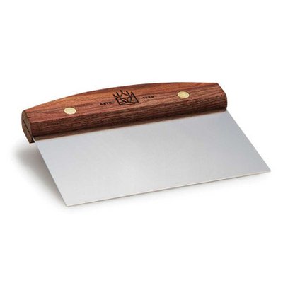 King Arthur Baking bench knife with walnut handle and stainless steel blade