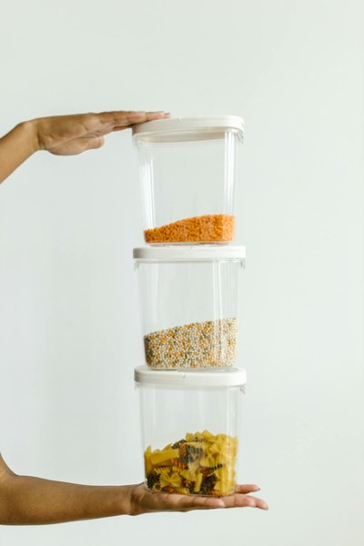 OXO Good Grips POP container with push-button lid for flour storage